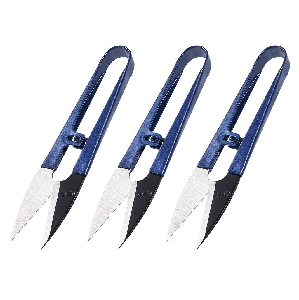  [AUSTRALIA] - Beaditive Sewing Scissors (3-Piece Set) High-Carbon Steel Thread, Yarn, Embroidery Clippers | Handheld Snippers for Arts, Crafts, and DIY Projects | Multipurpose Use