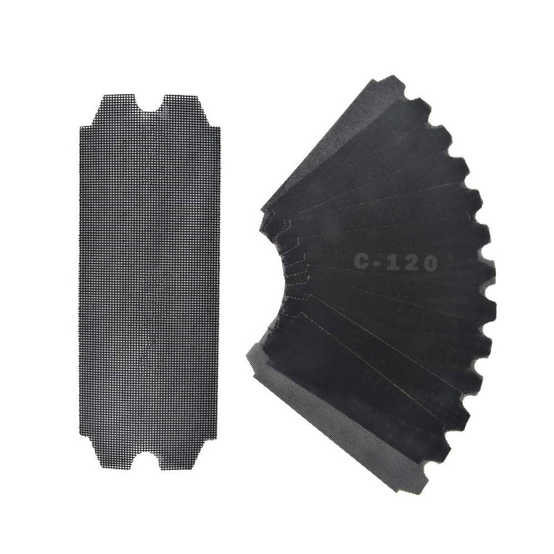  [AUSTRALIA] - SCOTTCHEN Drywall Sanding Screen Mesh Sheet 4-3/16" x 11-1/4" Grit #120-12pcs