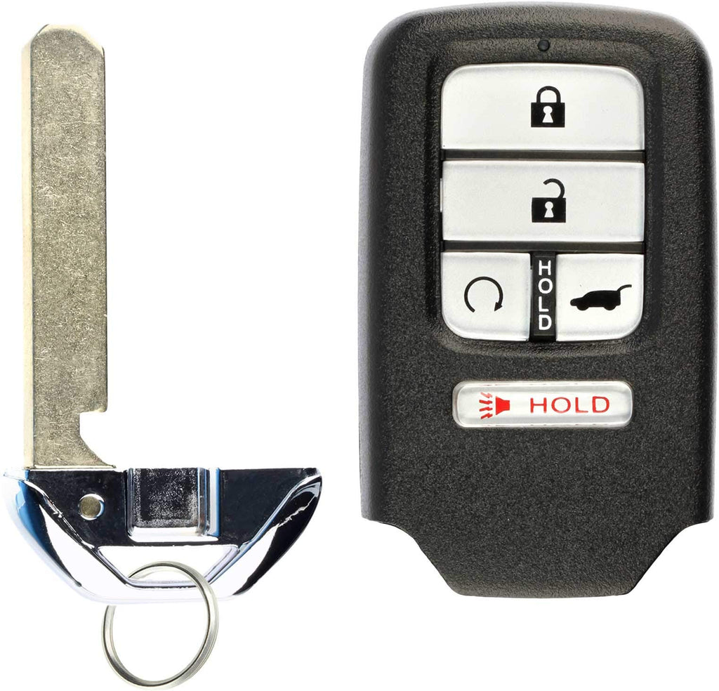  [AUSTRALIA] - KeylessOption Keyless Entry Remote Start Car Smart Key Fob for Honda CR-V Pilot KR5V2X