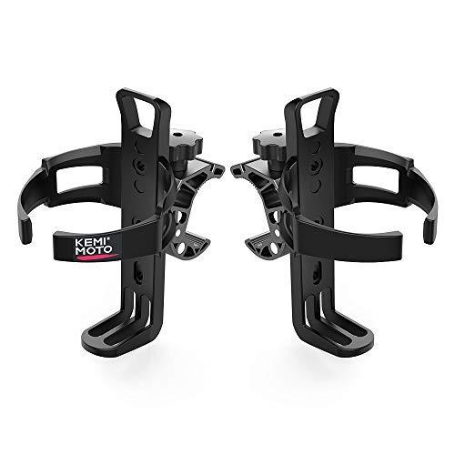  [AUSTRALIA] - kemimoto ATV Cup Holder Metal Swivel Motorcycle Drink Holder Compatible with Sportsman Spyder Bicycle Rollator Walker Wheelchair Scooter-2 Packs