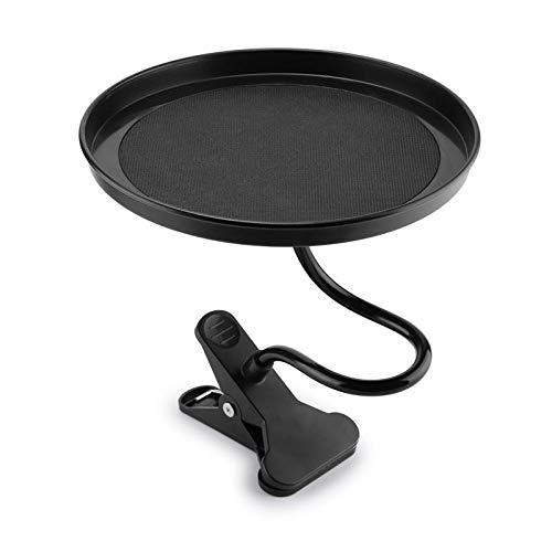  [AUSTRALIA] - Car Food Tray/Desk 360º Adjustable,Snack Tray,Drink Tray Non-Slip,Black