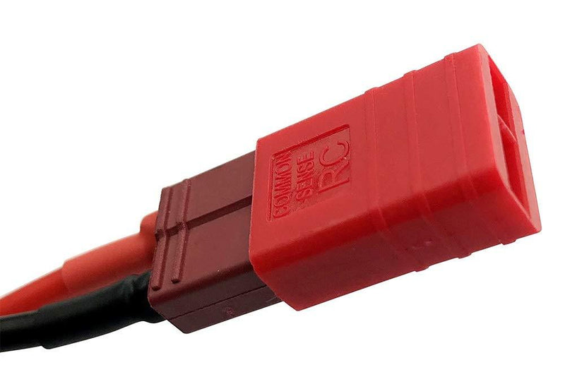 (2 Pack) Common Sense RC Red Adapter for Deans-Type Batteries to Popular RC Vehicles - LeoForward Australia