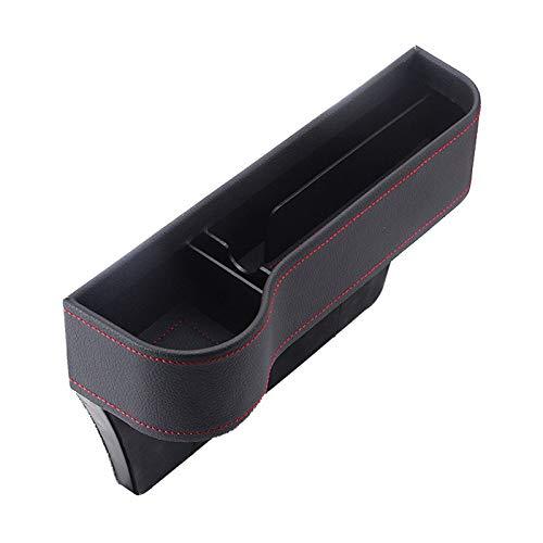  [AUSTRALIA] - Car Seat Catcher, MASO Car Seat Side Pocket PU Leather Car Seat Filler Gap Space Storage Box Cup Bottle Mobile Phone Holder Coin Collector Console Side Pocket,Left