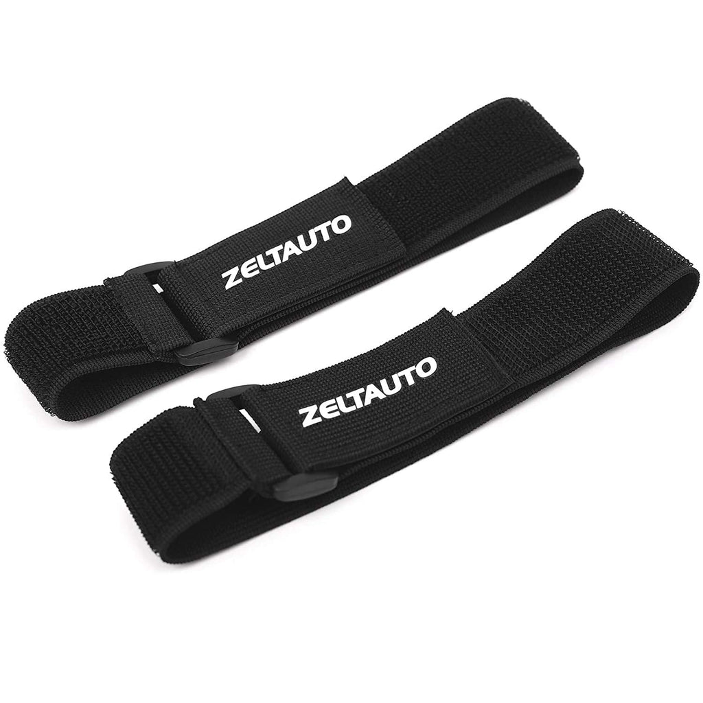  [AUSTRALIA] - Zeltauto Elastic Cinch Straps Hook and Loop Cable Ties for Securing & Organizing Cables Extension Cords Ropes Hoses Bike RV, Multipurpose Strong Reusable (2Pcs 20Inch) 2Pcs 20Inch