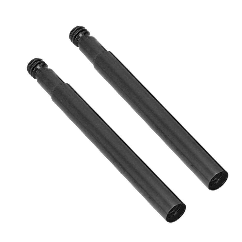 2Pcs Bike Valve Extender, Aluminum Alloy Bicycle Inner Tube Presta Valve Extender Tire Accessories Black - LeoForward Australia