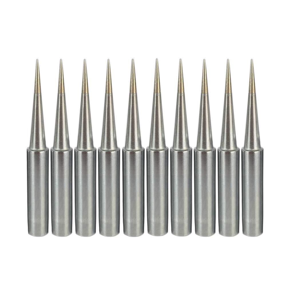  [AUSTRALIA] - SolderFun 10X 900M-T Soldering iron tips For HAKKO 936,937,907 Atten, Quick, Aoyue, Yihua,Vastar,Sywon,Tabiger,SOAIY and X-Tronic soldering station (10 PCS 900M-T-LB) 10 PCS 900M-T-LB