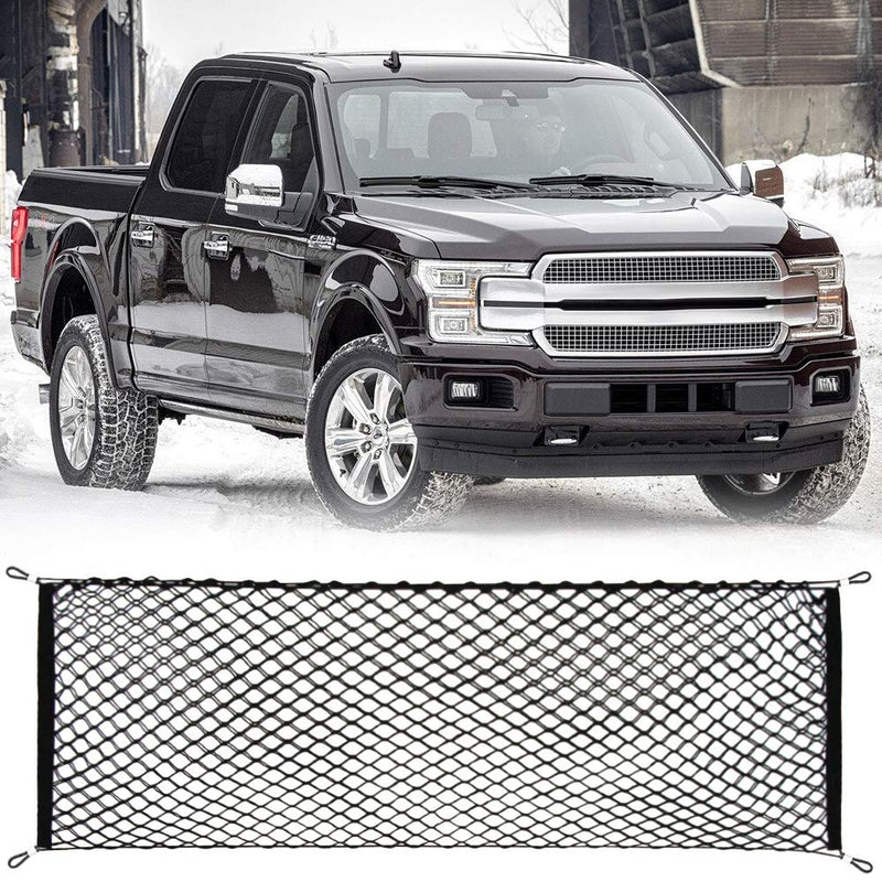  [AUSTRALIA] - AndyGo Cargo Net Truck Bed Envelope Style Trunk Cargo Organizer Fit for Ford F150 Raptor F250 F350 F450