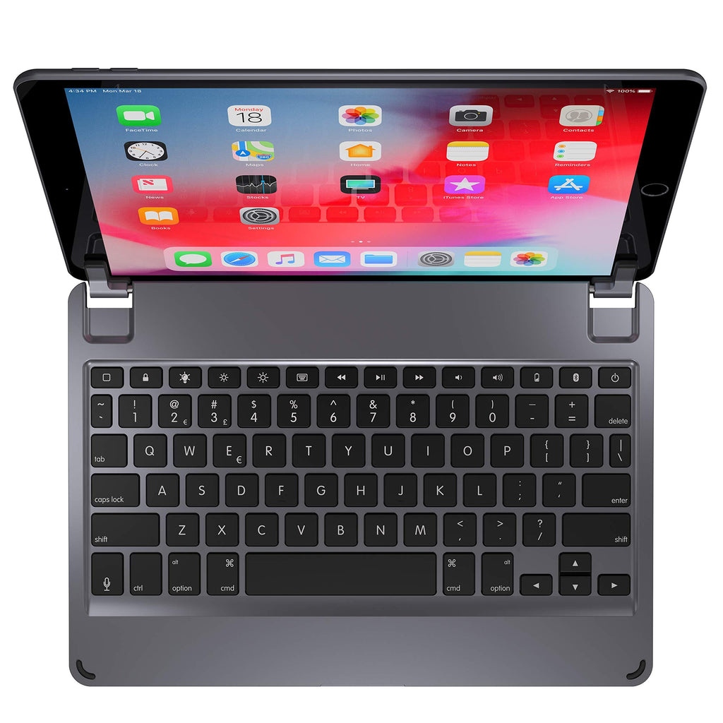  [AUSTRALIA] - Brydge 10.5 Keyboard for iPad Air (2019) | Aluminum Bluetooth 4.2 Keyboard with Backlit Keys (Space Gray) Space Gray