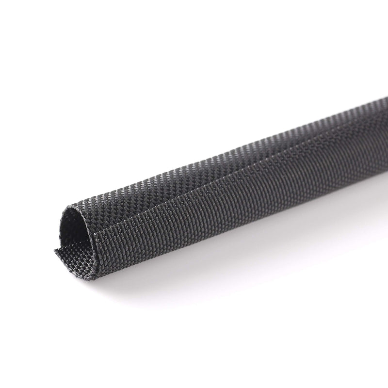  [AUSTRALIA] - MGI SpeedWare Woven Mesh Split-Sleeve Wire Loom for High-Temperature Automotive Harness and Home Cable Management - 25 feet (1/4") 1/4"