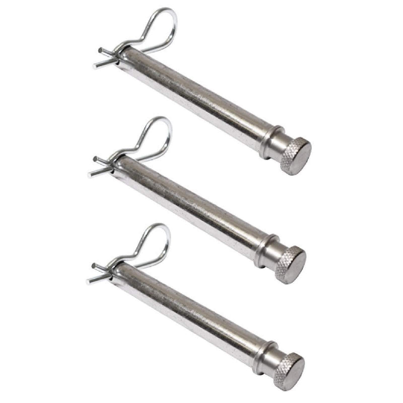  [AUSTRALIA] - B&W Hitches TS35010 Set of 3 Tow and Stow Stainless Steel Receiver Hitch Pins w/Keeper Clips
