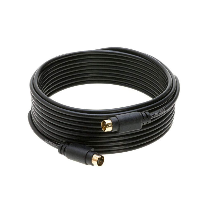 S-Video Cable 4 Pin Male 75 Ohm Patch Cord 6ft 12ft 25ft 50ft for DVD HDTV (12FT) - LeoForward Australia