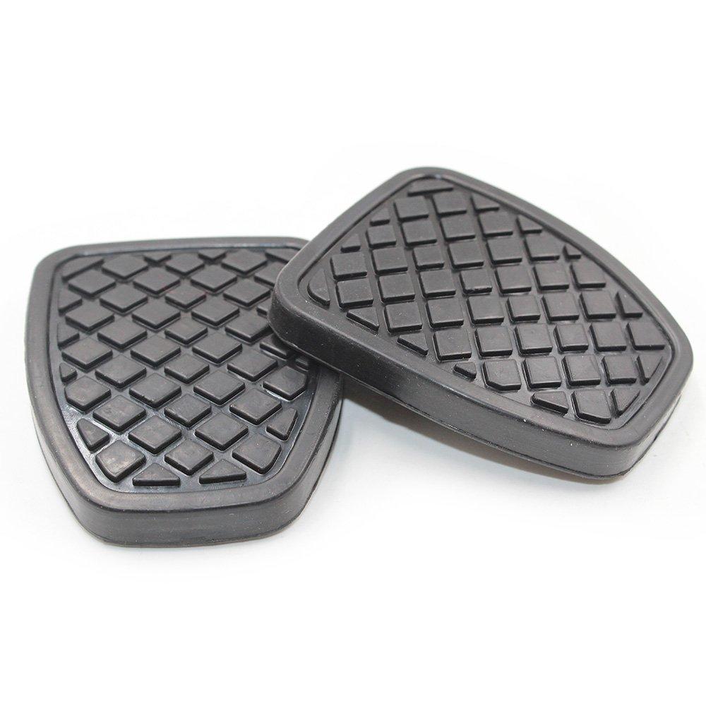  [AUSTRALIA] - Hotwin 2 PCS Clutch & Brake Pedal Pad Rubber Cover Compatible with Subaru Forester MT