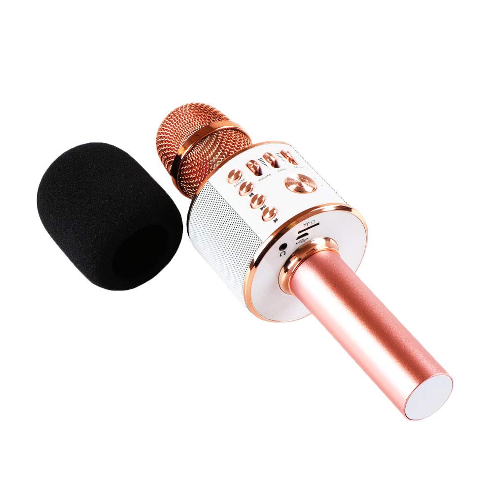  [AUSTRALIA] - 2 Pcs Foam Windscreen for BONAOK Wireless Bluetooth Karaoke Microphone 3-in-1 Portable Handheld Karaoke by Kaladior -Just The Foam,No Microphone