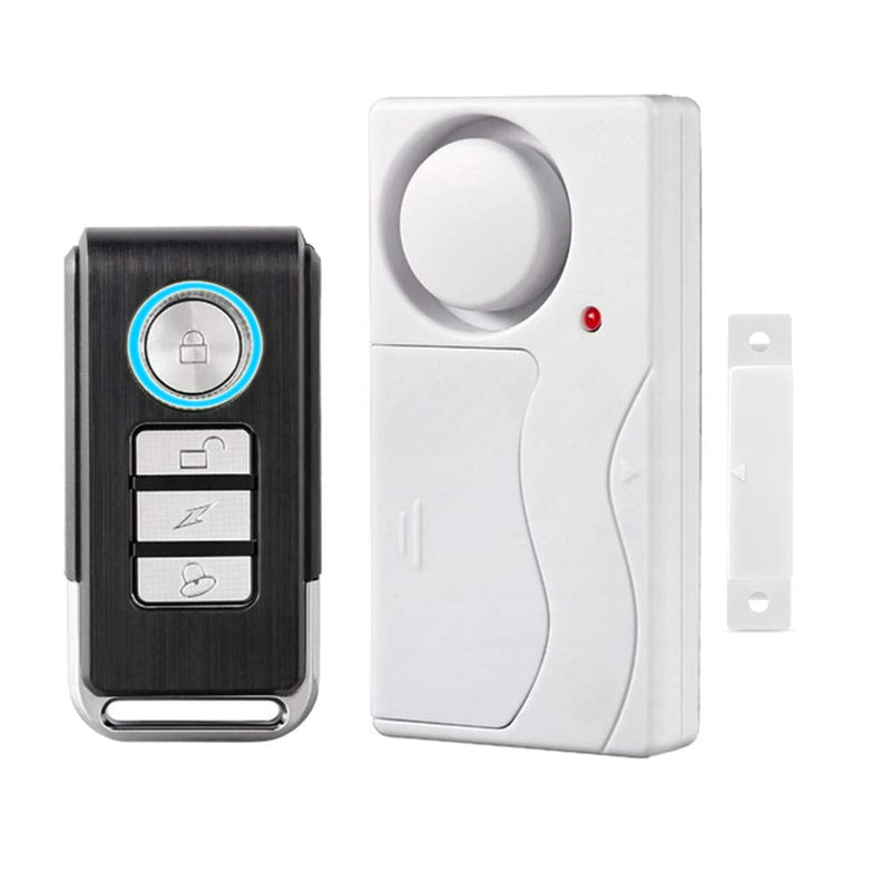  [AUSTRALIA] - HENDUN Wireless Remote Door Alarm, Windows Open Alarms,Magnetic Security Sensor, Pool Door Alarm for Kids Safety, Alzheimer's Exit Monitor,Apartment Alarm (1 Pack)