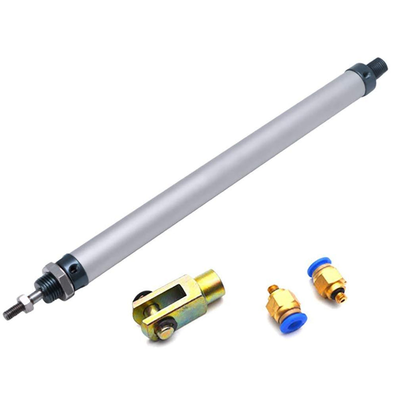 Sydien 16mm Bore 250mm Stroke Pneumatic Air Cylinder with Mounting Accessories(MAL16x250) MAL16*250 - LeoForward Australia