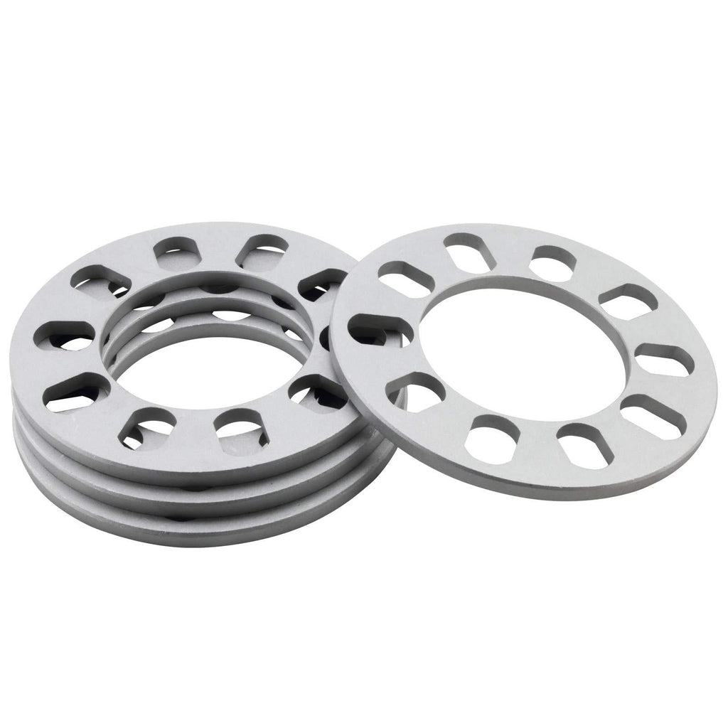 DCVAMOUS 6mm or 1/4" Universal Wheel Spacers 5 Lug for All 5X108 5X110 5X112 5X114.3 5X115 5X120 5X130 5X135 5X4.5 5X4.25 5X5 5X4.75 (4PC) 4PC - LeoForward Australia