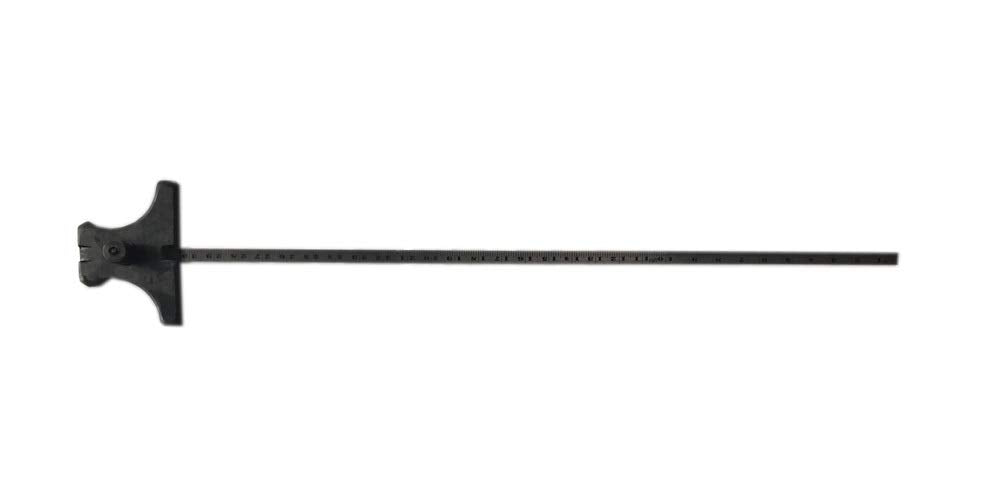  [AUSTRALIA] - Stainless Steel Ruler Engineer's Depth Gauge Metric & Imperial 12" Ruler (300 mm)