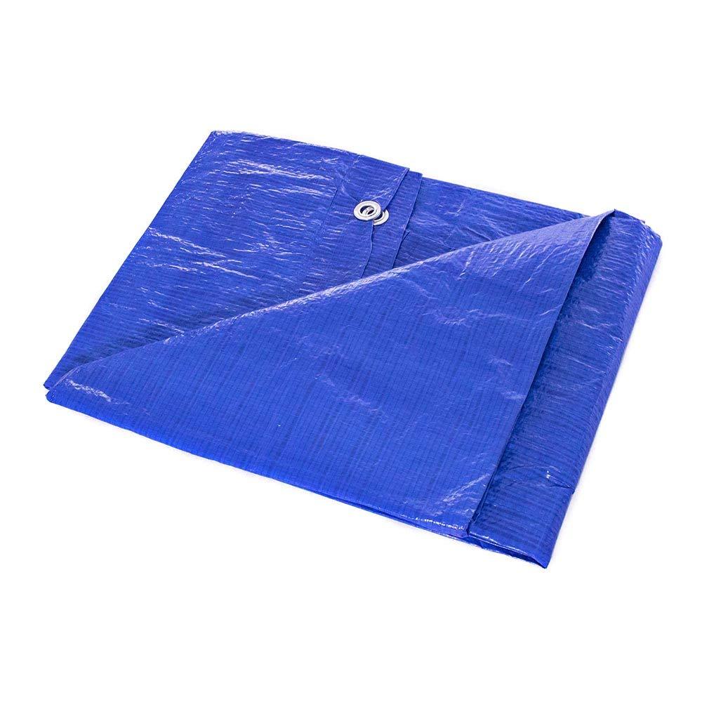  [AUSTRALIA] - Waterproof Lightweight Blue Multipurpose Poly Tarp (5 Feet x 7 Feet) - Woven Polyethylene 5 Feet x 7 Feet
