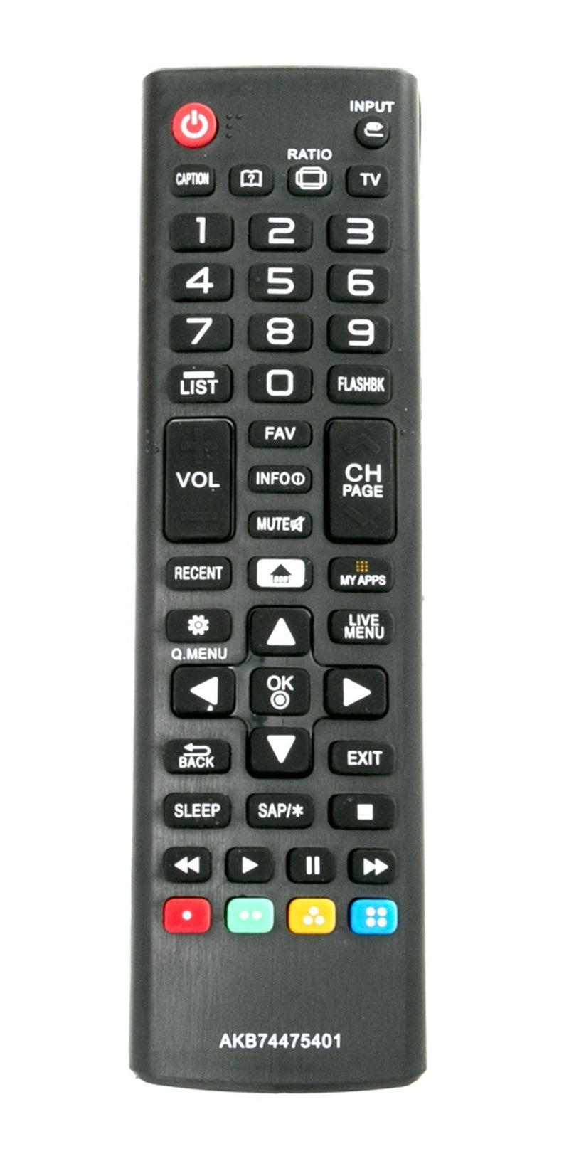 New Replacement AKB74475401 TV Remote fit for LG TV 55UF6450 55UF6790 55UF6800 60UF7300 65LF6350 65UF6450 65UF6490 65UF6790 65UF6800 24LF4820 32LF595B 43LF5900 43UF6400 49UF6400 49UF6430 49UF6490 - LeoForward Australia