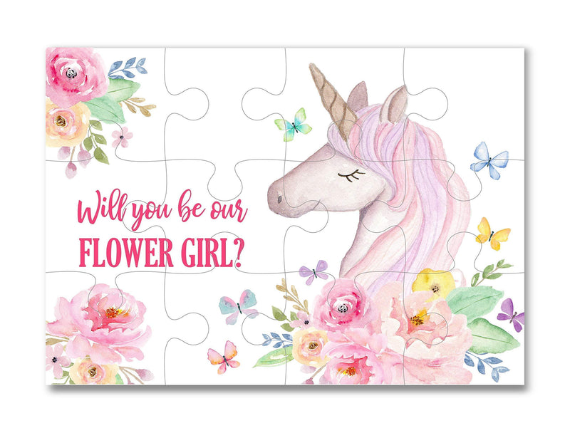 Flower Girl Gifts Flower Girl Proposal Puzzle - LeoForward Australia