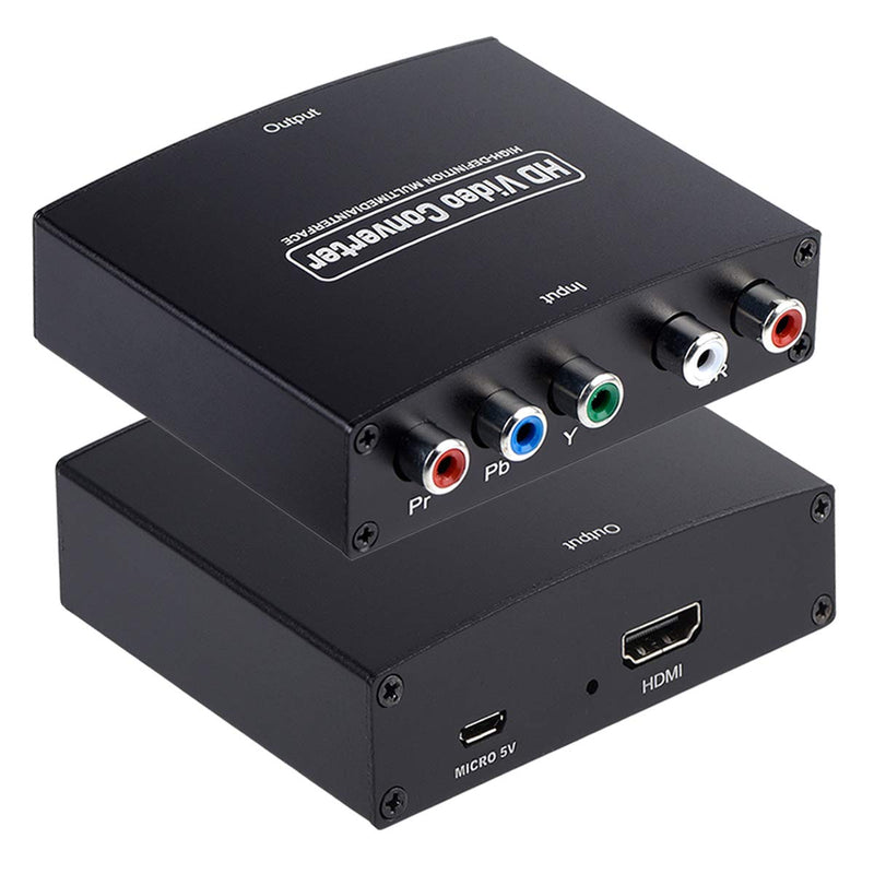  [AUSTRALIA] - YPbPr to HDMI Converter, Component to HDMI, RGB to HDMI Converter Supports 4K Video Audio Converter Adapter HDMI V1.4 for DVD PSP Xbox 360 PS2 Nintendo to HDTV Monitor and Projector
