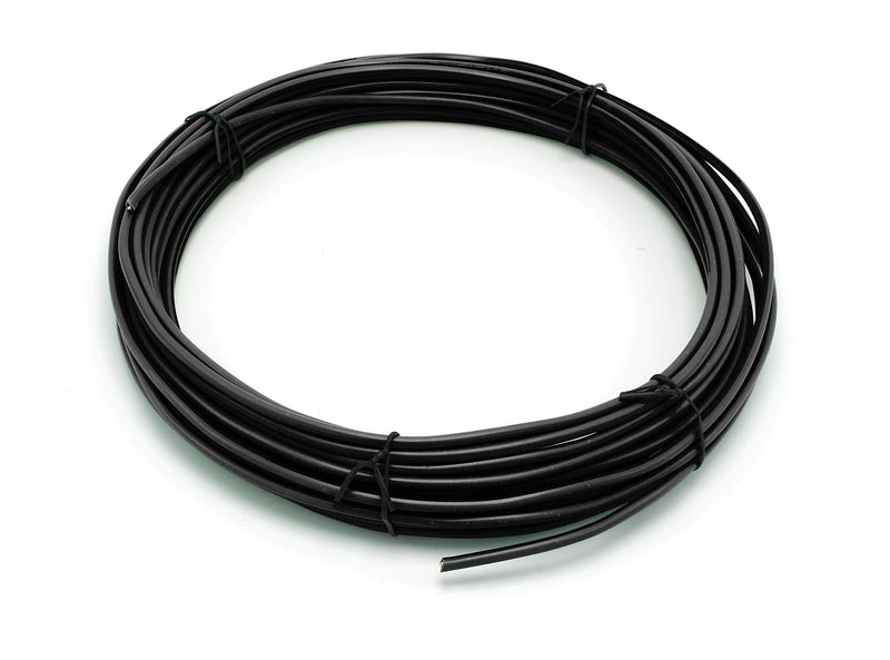  [AUSTRALIA] - Black THHN Wire - 14 AWG - 10 Feet - Solid Copper Grounding Wire, Proudly Made in America - Ground Protection Satellite Dish Off-Air TV Signal - UV Jacketed Antenna Electrical Shock 10 Feet (3 Meter) Black