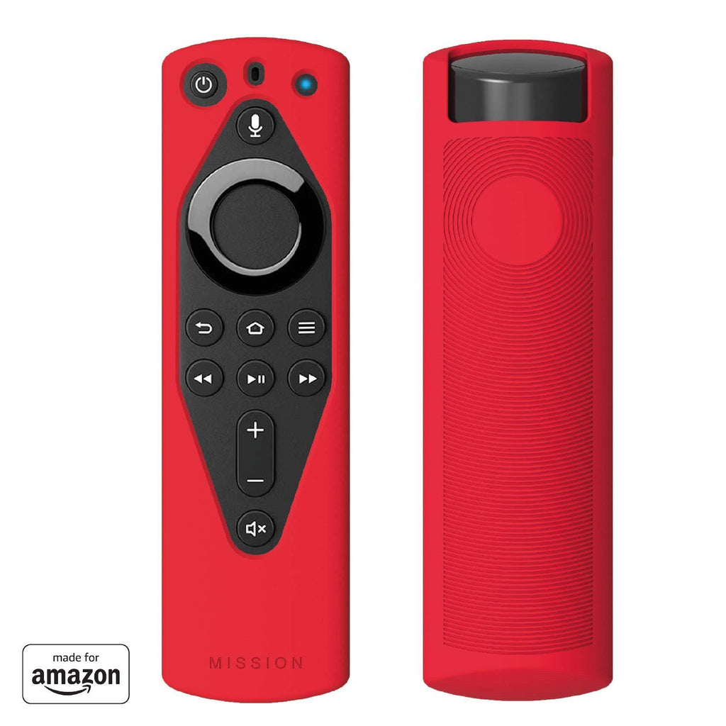Made for Amazon Remote Cover Case, for Alexa Voice Remote 2nd Gen - Candy Red - LeoForward Australia