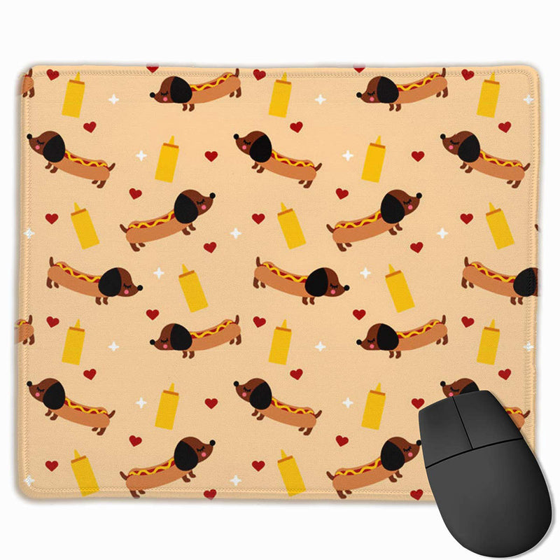 Weiner Dog Mouse Pad Customized, Premium Rectangle Mouse Pad, Non-Slip Rubber Gaming Mouse Pad for Laptop, Computer & PC, 11.8 X 9.8 Inch. - LeoForward Australia