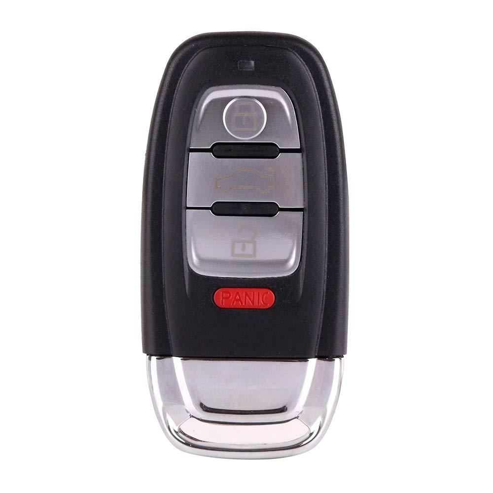 ECCPP Replacement fit for Uncut Keyless Entry Remote Key Fob Audi A1 A3 A4 A5 A6 A7 A8 Q3 Q5 Q7 R8 S3 S4 S5 S6 S6 S7 S8 TT Series IYZFBSB802 (Pack of 1) - LeoForward Australia