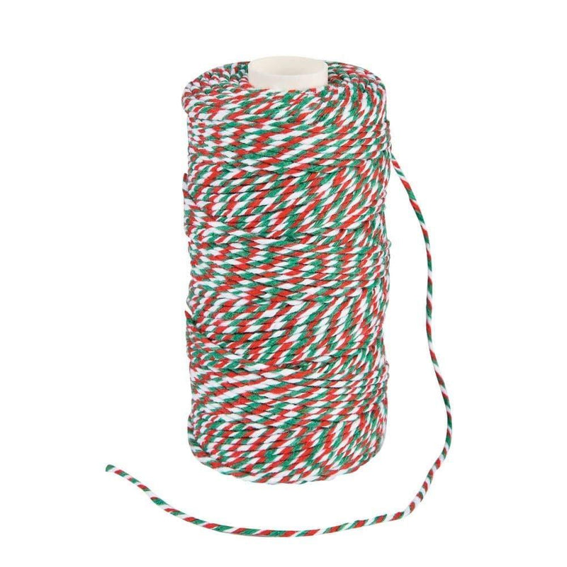  [AUSTRALIA] - Fun Express Cotton Christmas Baker's Twine | 2-Pack | Great for Holiday Celebrations, Themed Parties, and Gift-Giving Occasions
