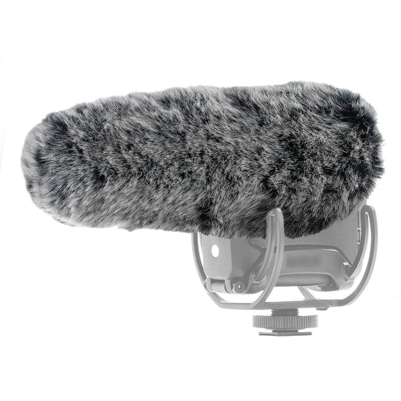  [AUSTRALIA] - YOUSHARES Microphone Furry Windscreen - Outdoor Wind Cover Muff Mic Wind Shield Fur Pop Filter as Foam Cover Compatible with Rode VideoMic Pro+ Microphone Fur Windscreen