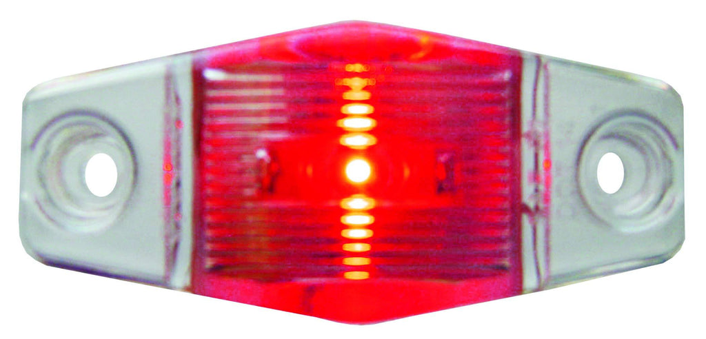  [AUSTRALIA] - Optronics MCL99RC1BP Mini LED Marker Light, Red with Clear Lens