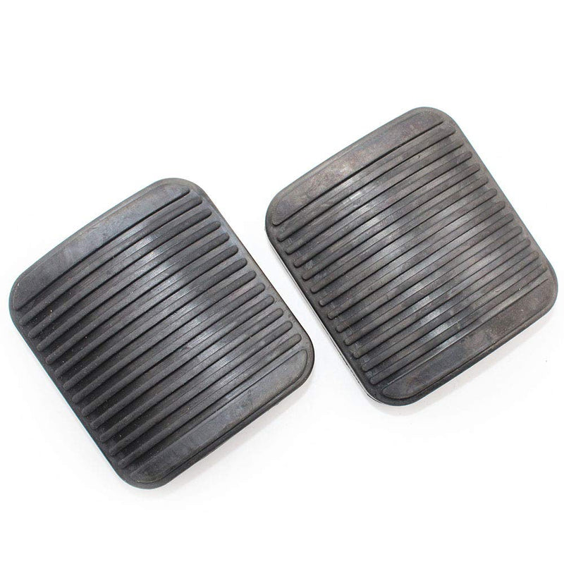  [AUSTRALIA] - Hotwin 2pcs Brake And Clutch Pedal Pad Kit 52002750 Compatible with Jeep Wrangler YJ TJ Cherokee XJ 16753.03