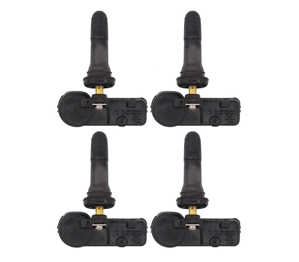 NewYall Pack of 4 Black 315MHz TPMS Tire Pressure Monitoring System Sensors - LeoForward Australia