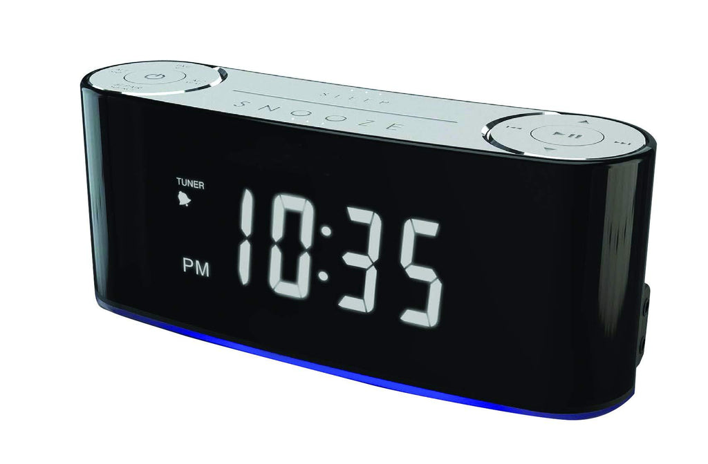 SYLVANIA SCR1229BT Bluetooth Smart Set Mood Light Clock Radio - LeoForward Australia