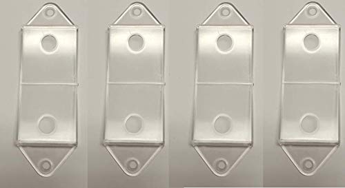  [AUSTRALIA] - Clear Rocker Switch Plate Cover Guard 4 Pack - Keeps Light Switch ON or Off Protects Your Lights or Circuits from Accidentally Being Turned on or Off.
