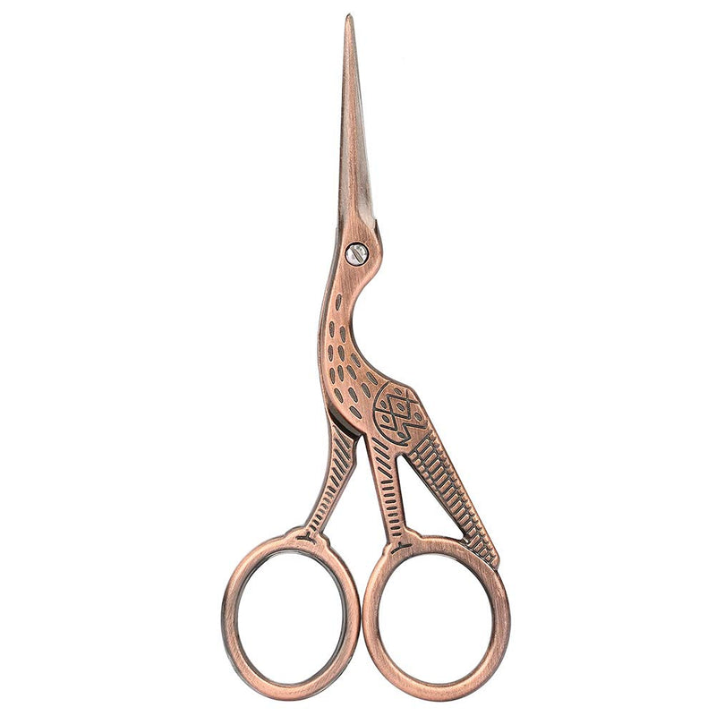  [AUSTRALIA] - Vintage Stainless Steel Scissors Eyebrows Hair Trim Beauty Makeup Tool Tip Scissors Stainless Steel DIY Tools