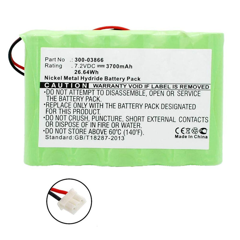  [AUSTRALIA] - MPF Products 3700mAh 300-03866, LCP500-4B Battery Replacement Compatible with Honeywell Lynx 5100, Lynx 5200, Lynx 5210, Lynx Touch 7000 Security Alarm Systems