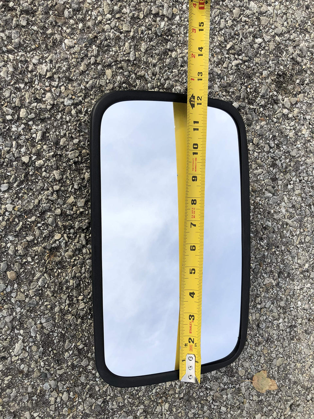 Replacement 7" x 12" tractor mirror for lines such as John Deere, Case IH, Challenger, Agco, New Holland, Massery Ferguson, and Versatile by Maverick Advantage - LeoForward Australia