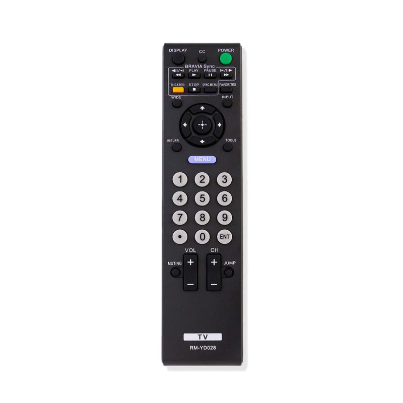 New RM-YD028 Replaced Remote Control Fit for Sony KDL-KDL-32L5000 KDL-32S5100 KDL-40V5100 KDL-46S5100 KDL-46V5100 KDL-46VL150 KDL-52S5100 KDL-52V5100 Bravia TV - LeoForward Australia