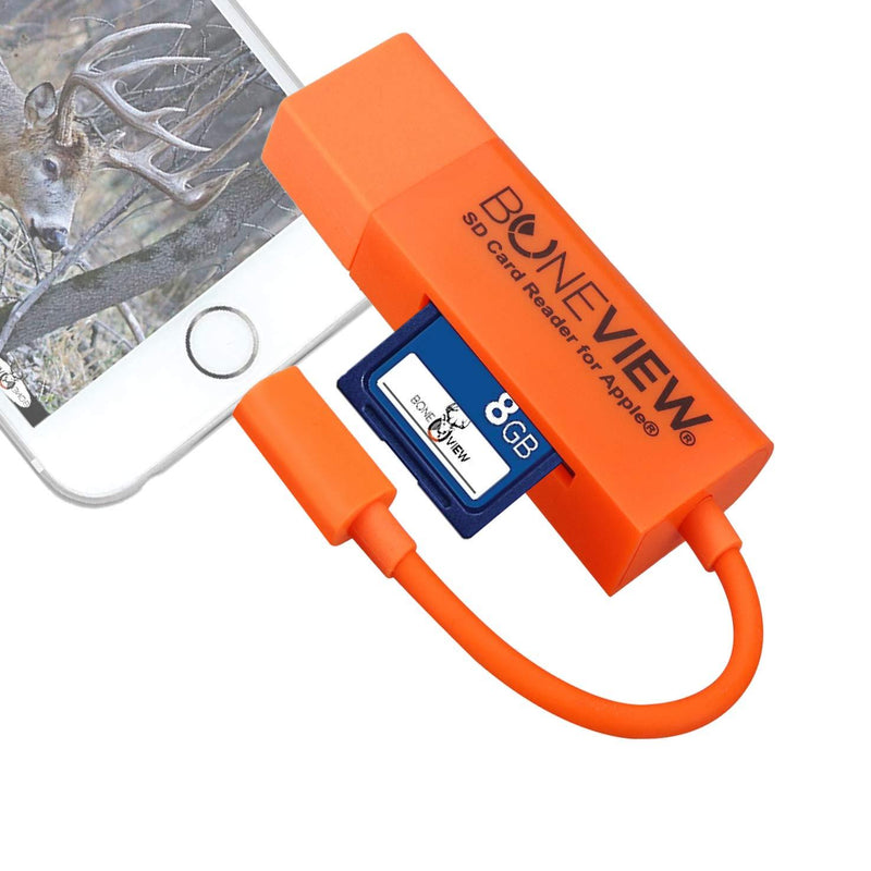 Trail Camera Viewer for iPhone, Corded SD Memory Card Reader Plays Video & Photo on All Latest Apple iOS iPad and iPhone Models - LeoForward Australia