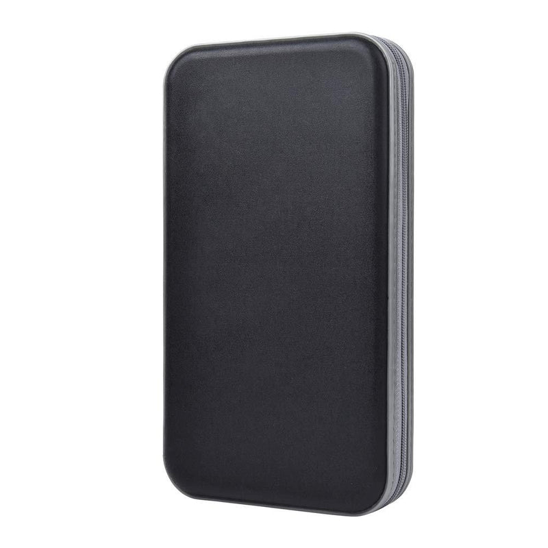  [AUSTRALIA] - alavisxf xx CD Holder, 72 Capacity CD/DVD Case Holder Portable Wallet Storage Organizer Hard Plastic Protective Storage Holder for Car Travel(72 Capacity, Black 72)