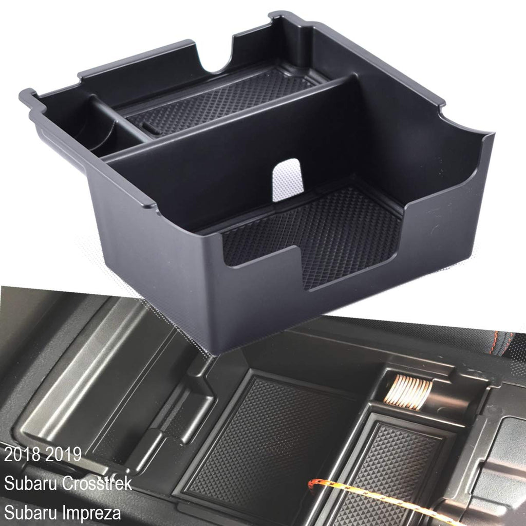  [AUSTRALIA] - EDBETOS Center Console Organizer Tray for 2018-2019 2020 Subaru Crosstrek and Impreza Accessories Armrest Secondary Storage Box