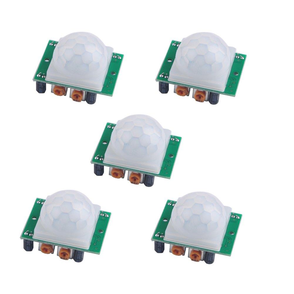 Stemedu HC-SR501 PIR Sensor Infrared IR Body Motion Module for Arduino Raspberry Pi(Pack of 5pcs) - LeoForward Australia