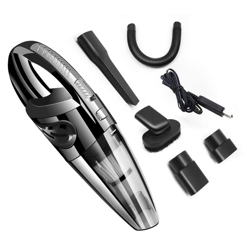 Handheld Vacuum Cordless，with Rechargeable Quick Charge Battery, Lightweight Mini Hand Vac Portable Hand Held Vacuum Cleaner Cordless for Home, Kitchen, Car Wet Dry Cleaning Pet Hair - LeoForward Australia