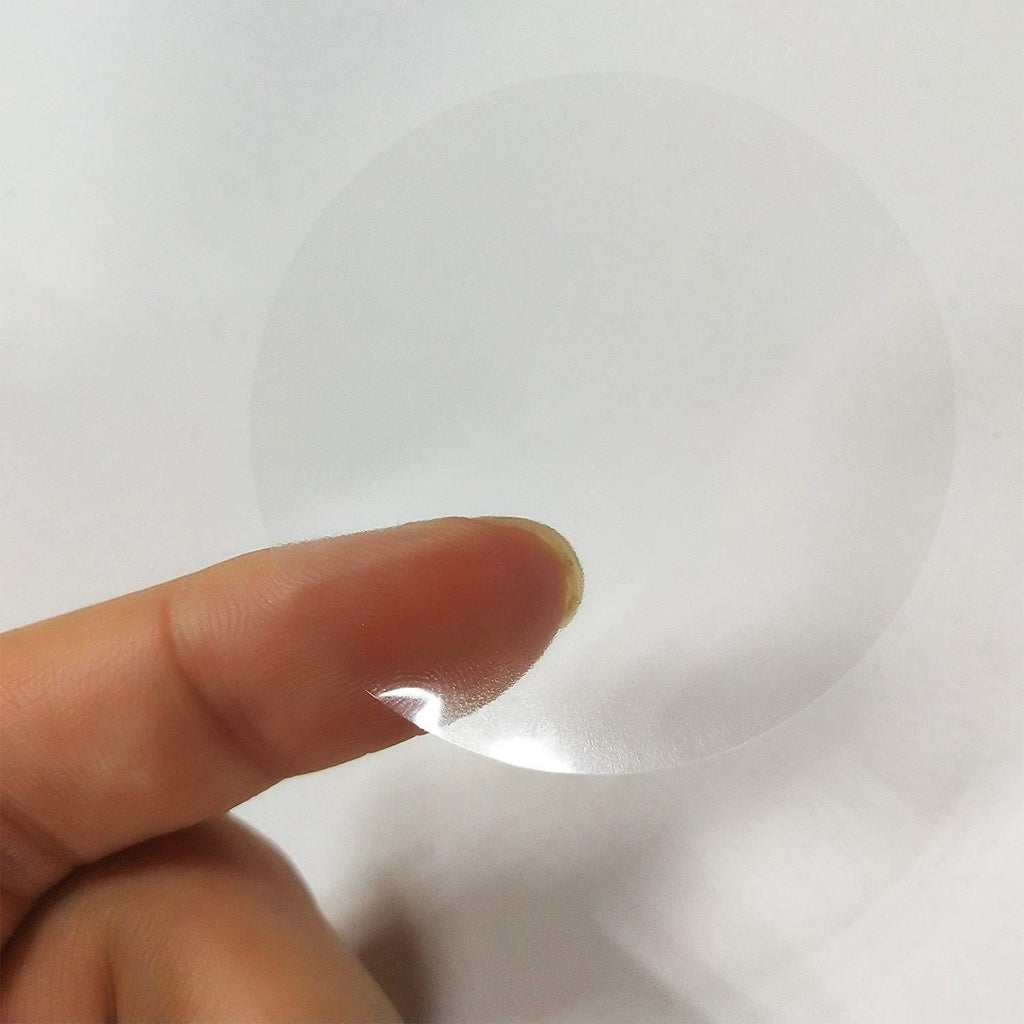 Remarkable Clear Circle Seals Labels - 1.5" Round Wafer Stickers Labels 200 Pieces - LeoForward Australia