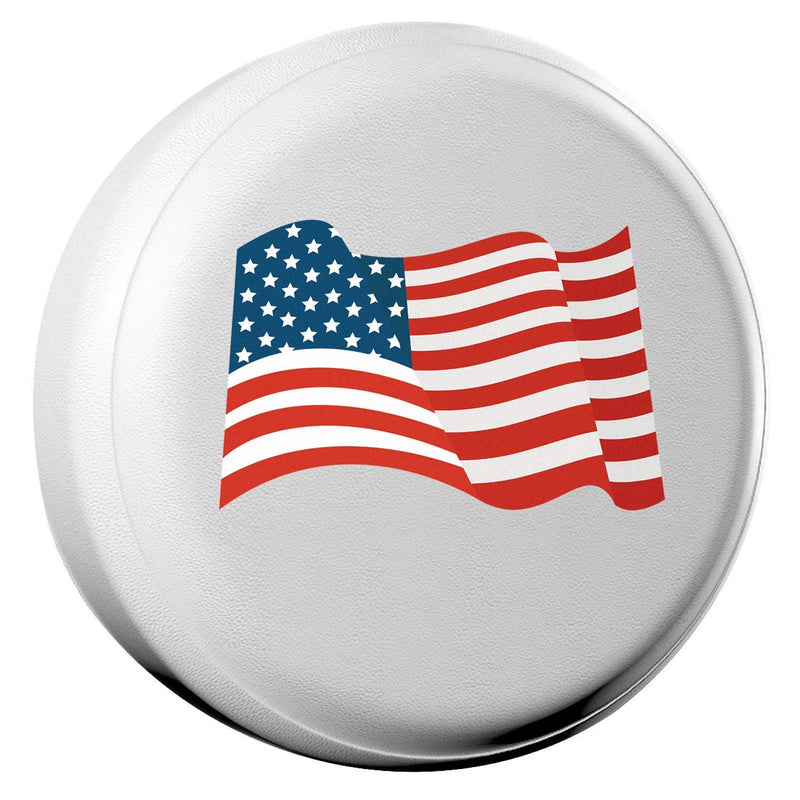  [AUSTRALIA] - AmFor Spare Tire Cover, Universal Fit for Jeep, Trailer, RV, SUV, Truck and Many Vehicle, Wheel Diameter 30" - 31", Weatherproof Tire Protectors (National Flag) National Flag-White 16 inch for Tire Φ 30"-31"