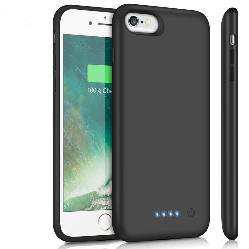  [AUSTRALIA] - Battery Case for iPhone 6Plus/6s Plus/7Plus /8Plus, Upgraded 8500mAh Portable Charging Case Extended Battery Pack for iPhone 6s Plus/6 Plus/7 Plus /8 Plus Rechargeable Charger Case(5.5 inch)- Black