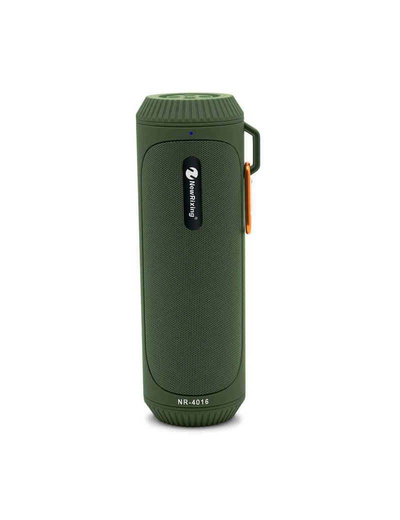 TWS Outdoor Wireless Bluetooth Speaker Portable LED Light, Water Splash Proof with Built-in Mic for Phone Call, FM Radio USB Flash, TF/SD Card, AUX Audio Input, Super Bass for Bike Hiking & Camp Green - LeoForward Australia