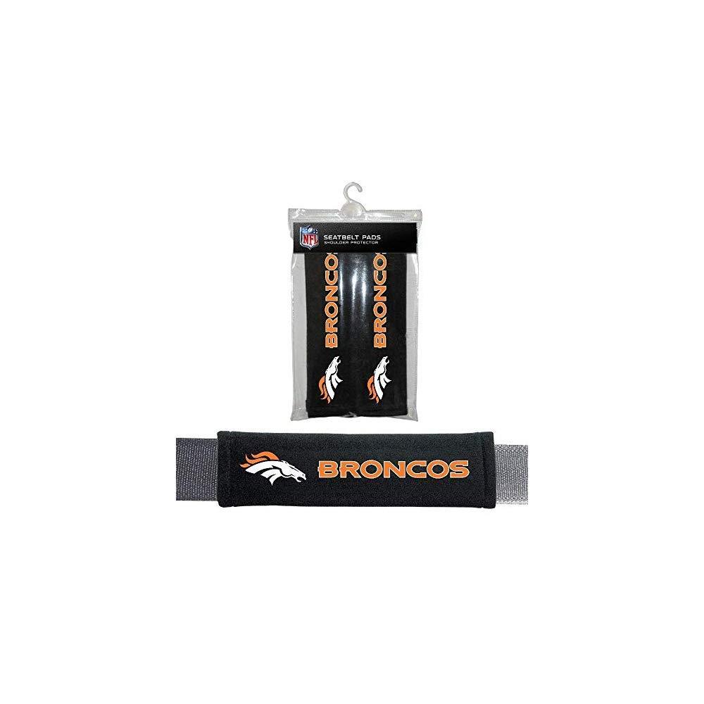  [AUSTRALIA] - Fremont Die NFL Velour Seat Belt Pads Denver Broncos